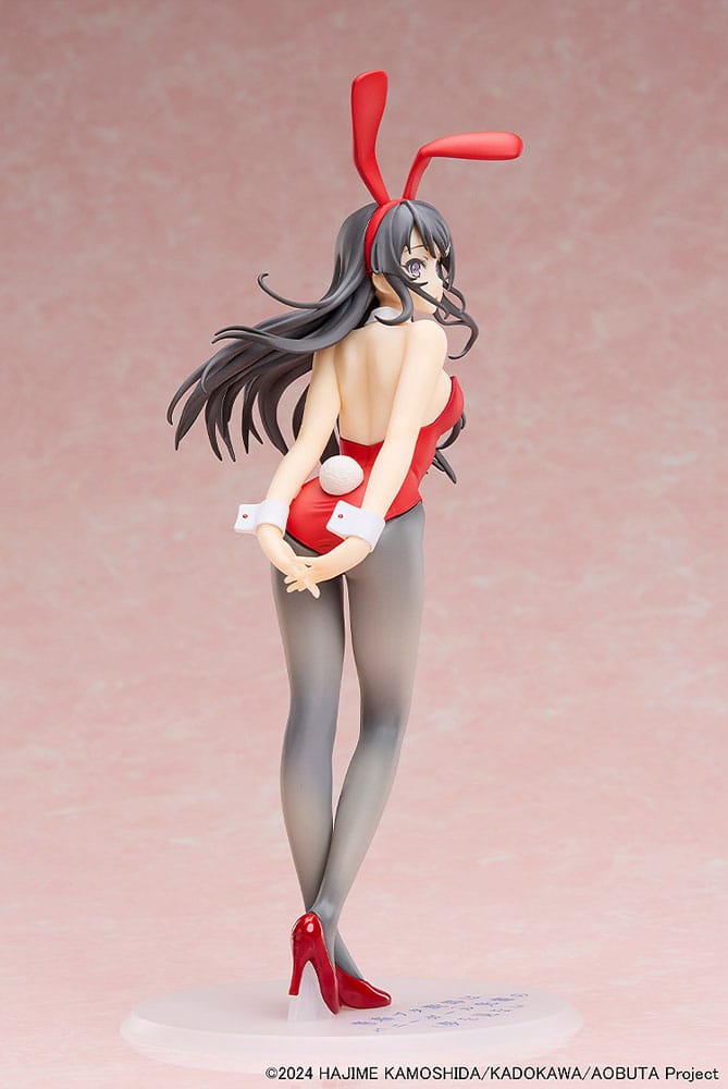 Aniplex Rascal Does Not Dream of Bunny Girl Senpai Statue 1/7 Mai Sakurajima Red Bunny Girl Ver. 27 cm | Makochan