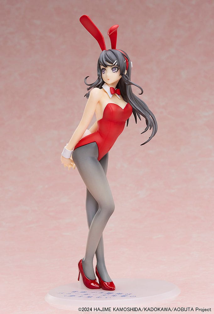 Aniplex Rascal Does Not Dream of Bunny Girl Senpai Statue 1/7 Mai Sakurajima Red Bunny Girl Ver. 27 cm | Makochan