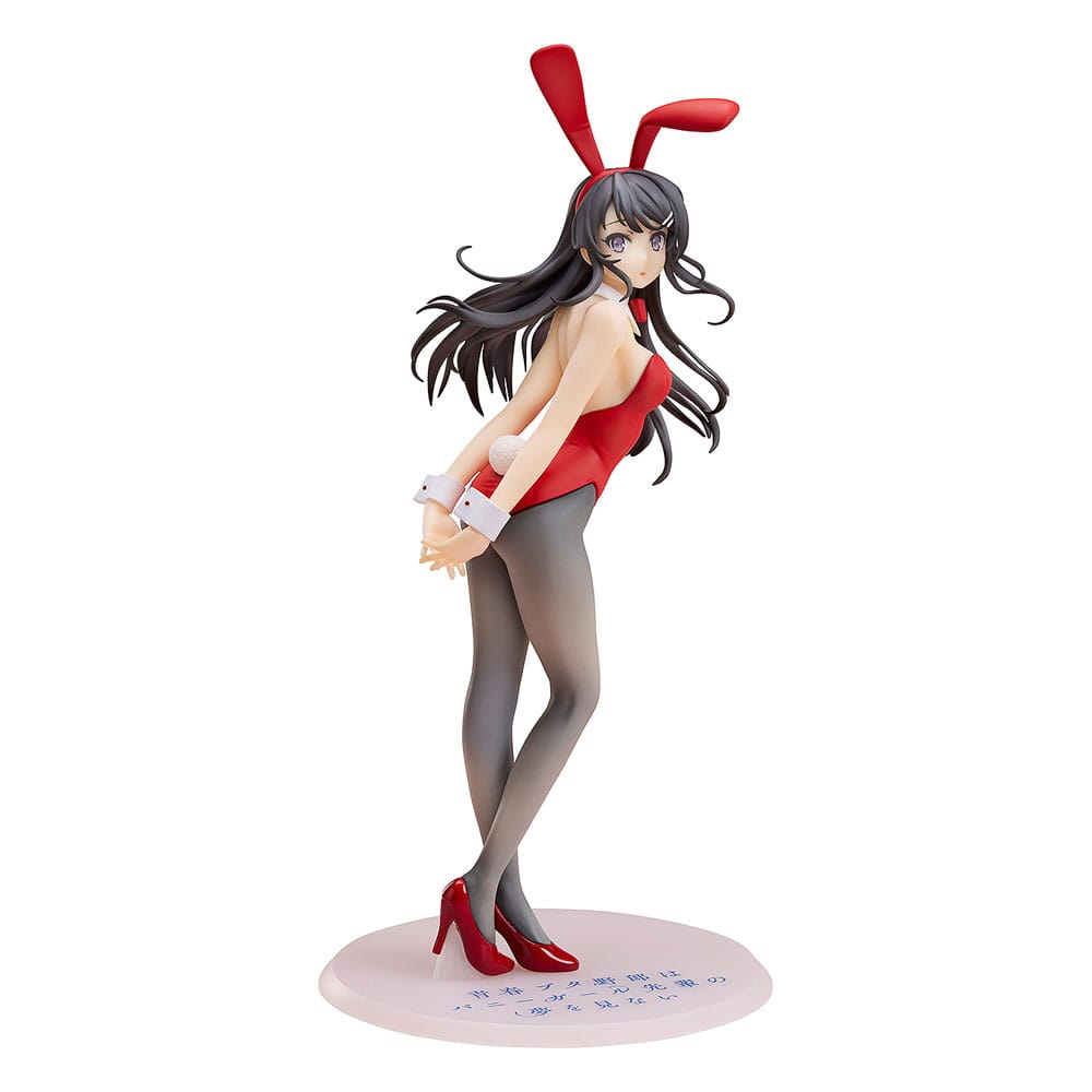 Aniplex Rascal Does Not Dream of Bunny Girl Senpai Statue 1/7 Mai Sakurajima Red Bunny Girl Ver. 27 cm | Makochan