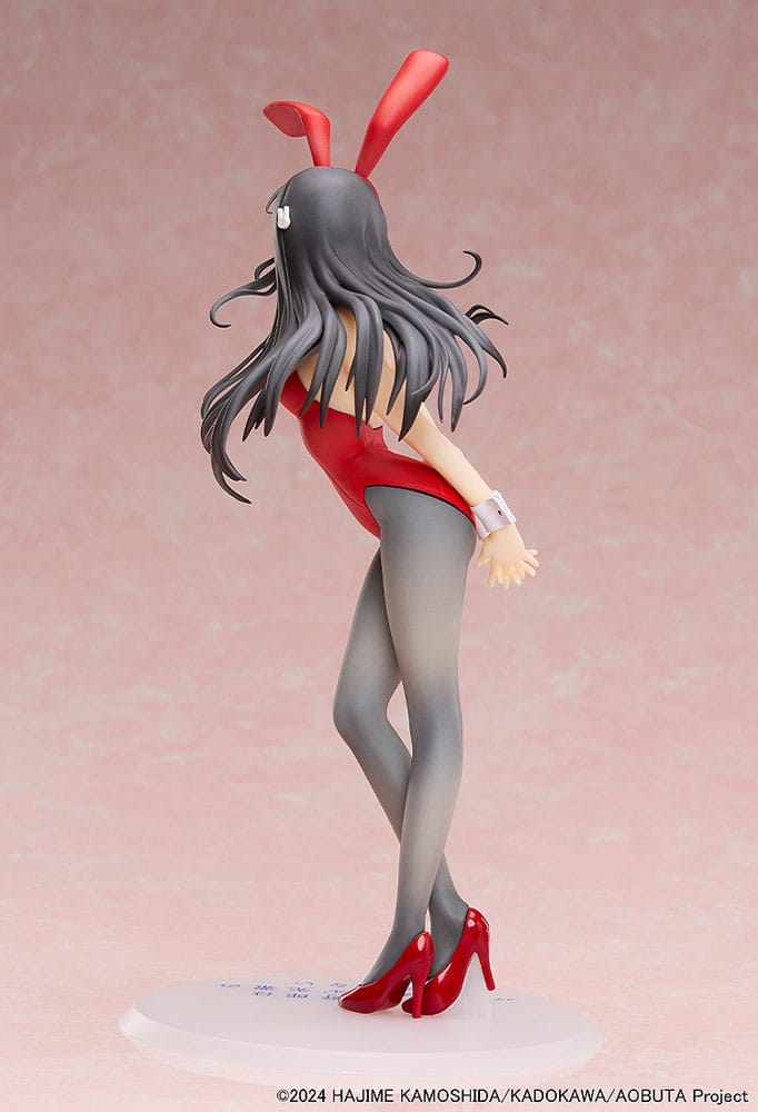 Aniplex Rascal Does Not Dream of Bunny Girl Senpai Statue 1/7 Mai Sakurajima Red Bunny Girl Ver. 27 cm | Makochan