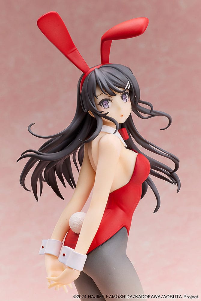 Aniplex Rascal Does Not Dream of Bunny Girl Senpai Statue 1/7 Mai Sakurajima Red Bunny Girl Ver. 27 cm | Makochan