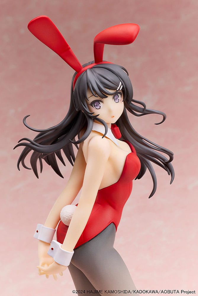 Aniplex Rascal Does Not Dream of Bunny Girl Senpai Statue 1/7 Mai Sakurajima Red Bunny Girl Ver. 27 cm | Makochan
