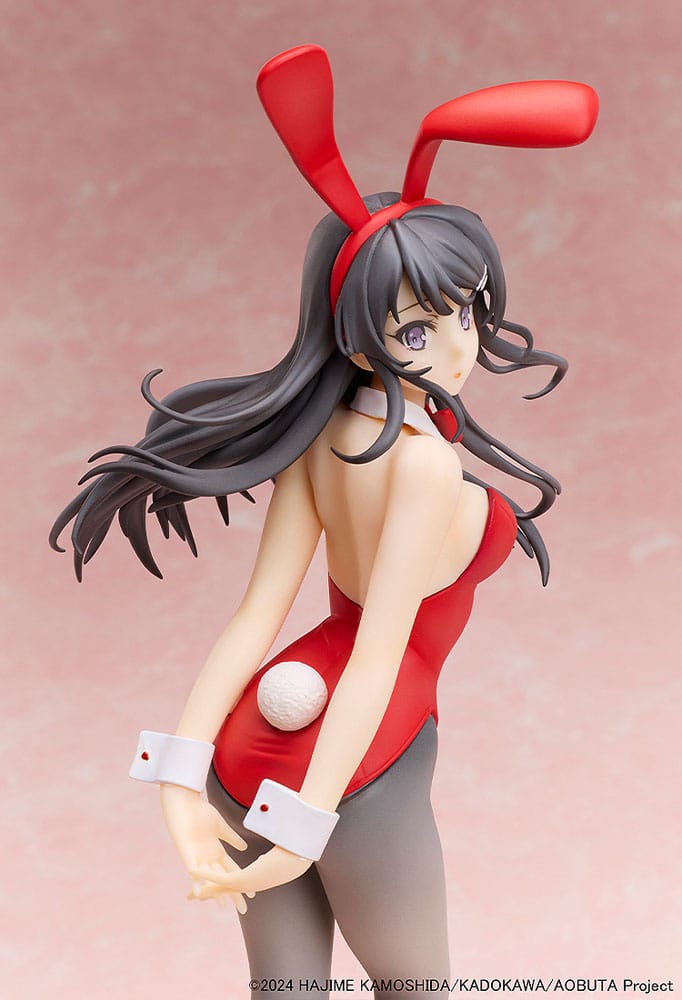 Aniplex Rascal Does Not Dream of Bunny Girl Senpai Statue 1/7 Mai Sakurajima Red Bunny Girl Ver. 27 cm | Makochan