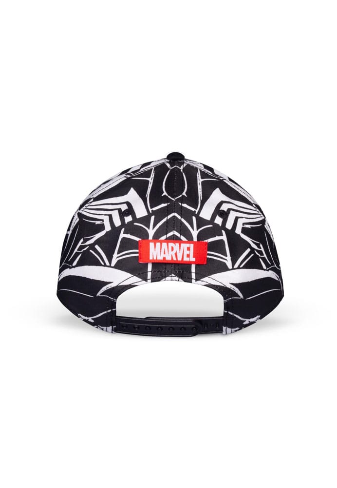 Difuzed Spider-Man Baseball Cap Black & White All-over-Print | Makochan