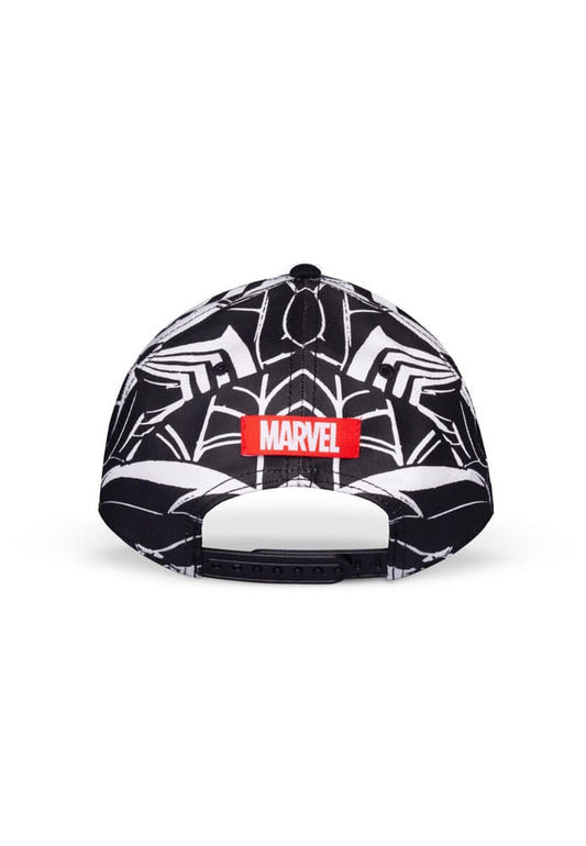 Difuzed Spider-Man Baseball Cap Black & White All-over-Print | Makochan