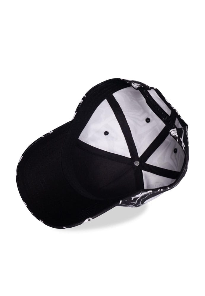 Difuzed Spider-Man Baseball Cap Black & White All-over-Print | Makochan
