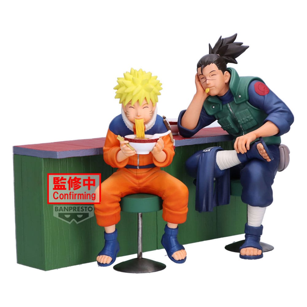 Banpresto Naruto 72 Series PVC Statue Naruto Uzumaki & Iruka Umino (B: Iruka Umino) 13 cm | Makochan