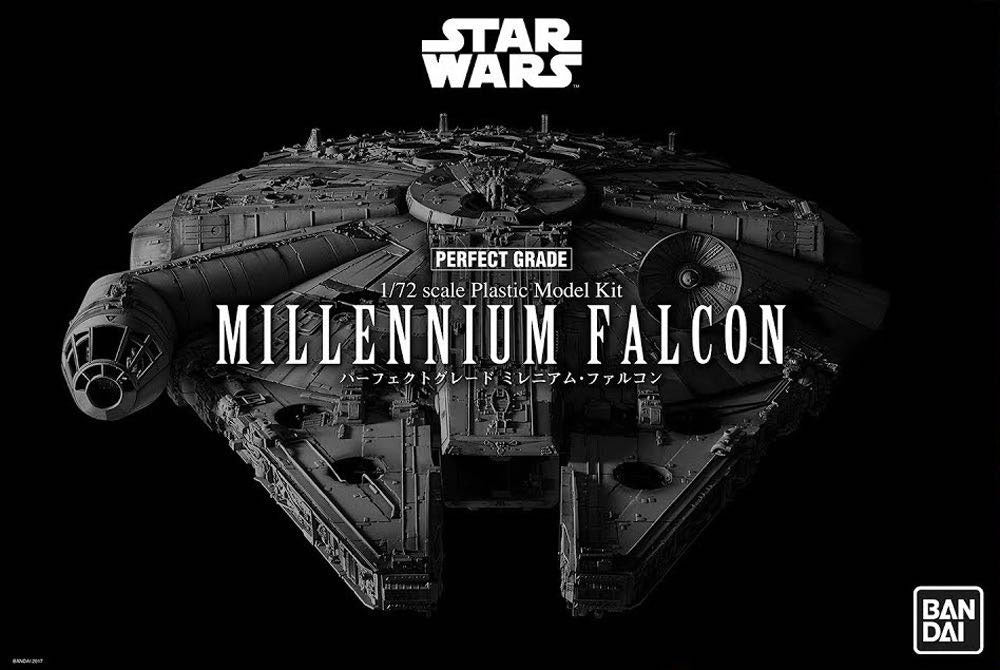 Bandai Star Wars Star Wars Episode IV Perfect Grade Plastic Model Kit 1/72 Millennium Falcon 48 cm | Makochan