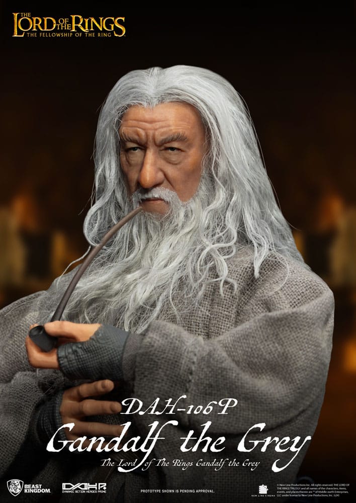 Beast Kingdom Toys Lord of the Rings Dynamic 8ction Heroes Action Figure 1/9 Gandalf the Grey 21 cm | Makochan