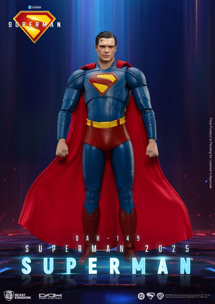 Beast Kingdom Toys Superman (2025) Action Figure Superman & Krypto 21 cm | Makochan