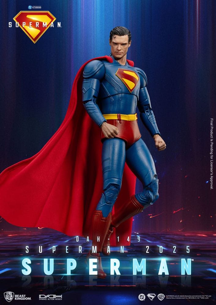Beast Kingdom Toys Superman (2025) Action Figure Superman & Krypto 21 cm | Makochan