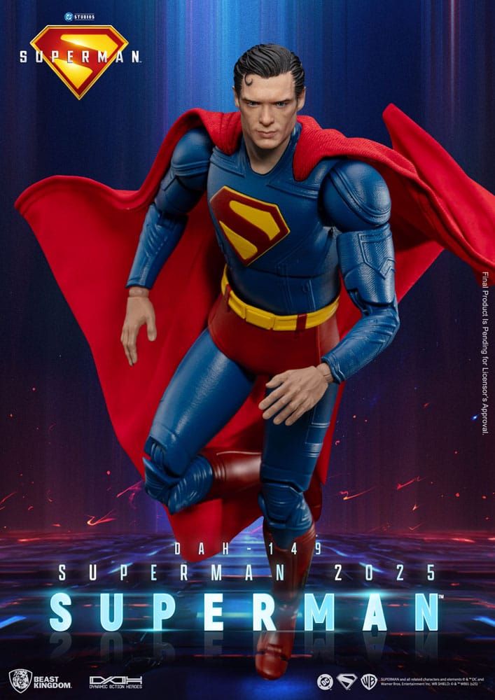 Beast Kingdom Toys Superman (2025) Action Figure Superman & Krypto 21 cm | Makochan