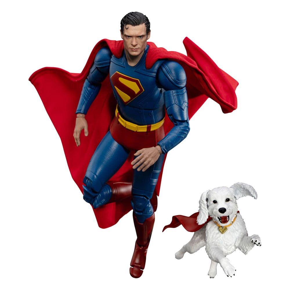Beast Kingdom Toys Superman (2025) Action Figure Superman & Krypto 21 cm | Makochan