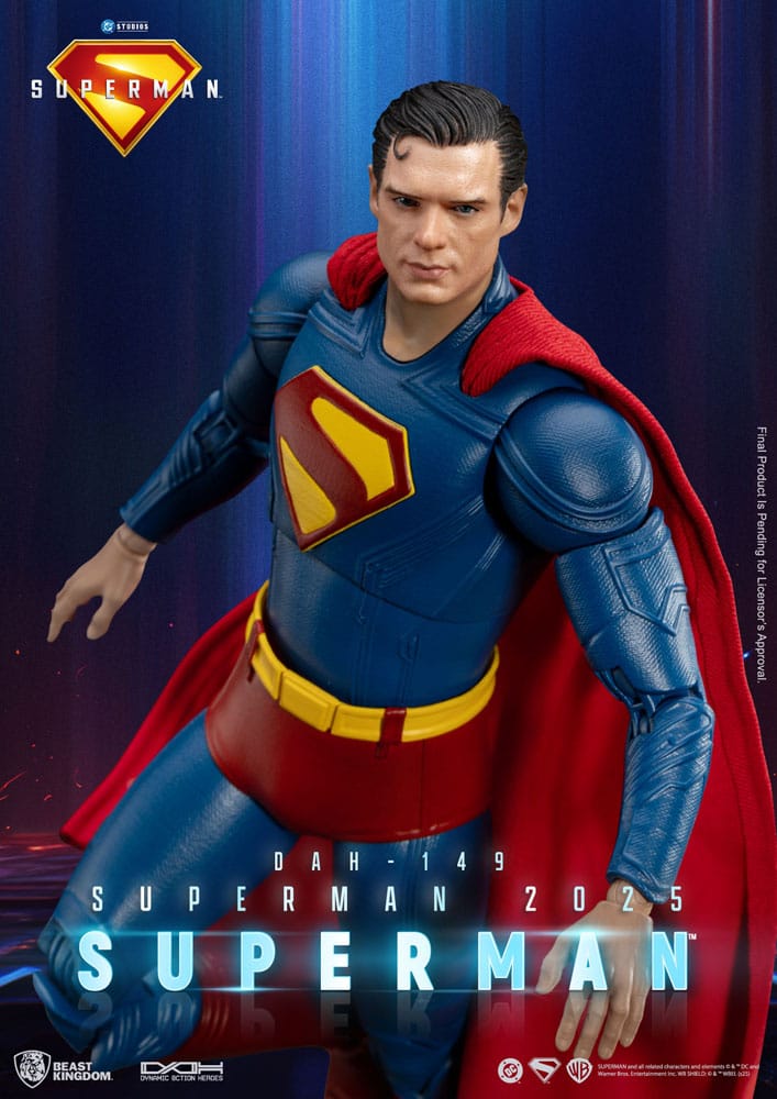 Beast Kingdom Toys Superman (2025) Action Figure Superman & Krypto 21 cm | Makochan