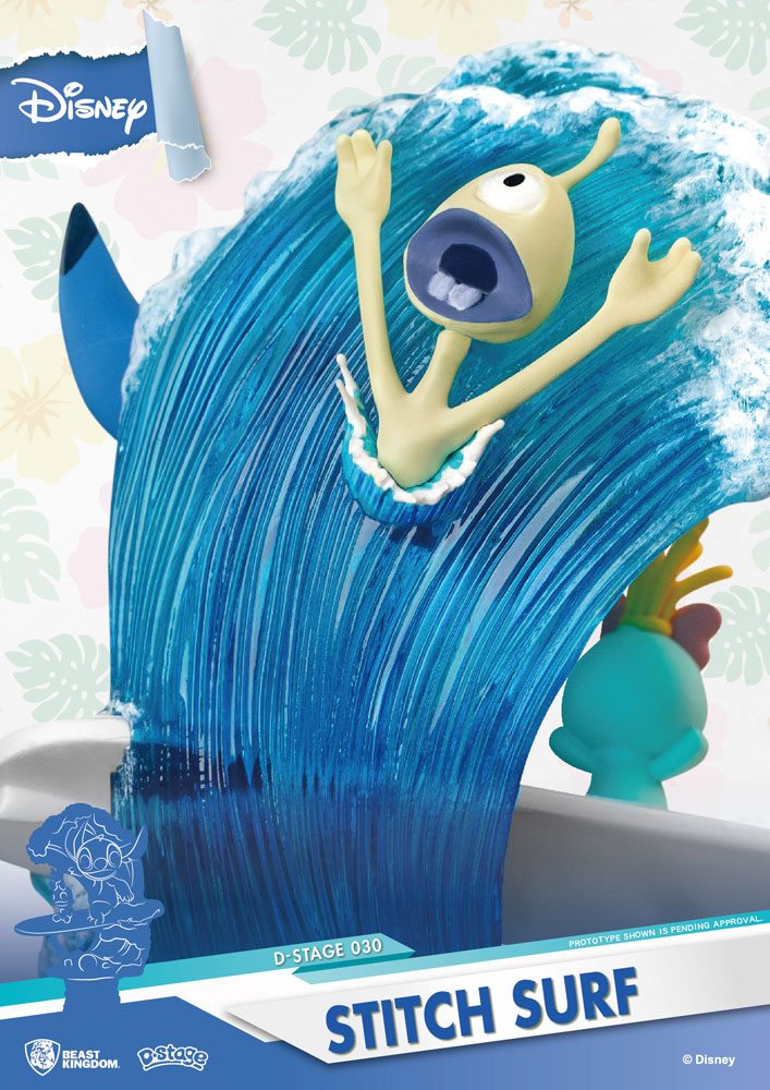 Beast Kingdom Toys Disney Summer Series D-Stage PVC Diorama Stitch Surf 15 cm | Makochan