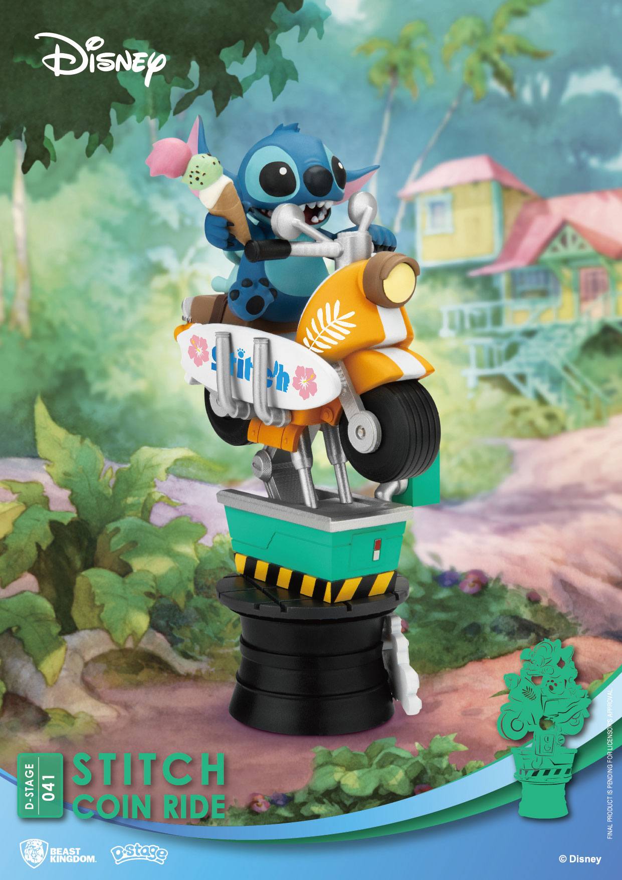 Beast Kingdom Toys Disney D-Stage PVC Diorama Stitch Coin Ride 16 cm | Makochan