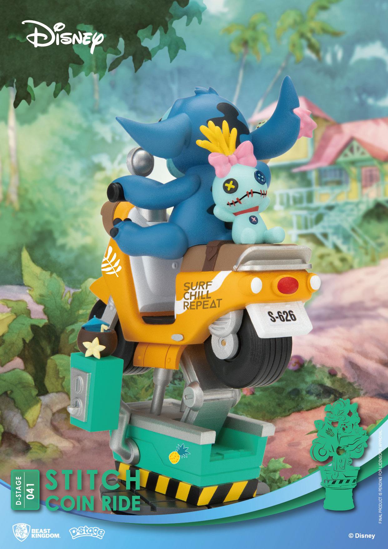 Beast Kingdom Toys Disney D-Stage PVC Diorama Stitch Coin Ride 16 cm | Makochan