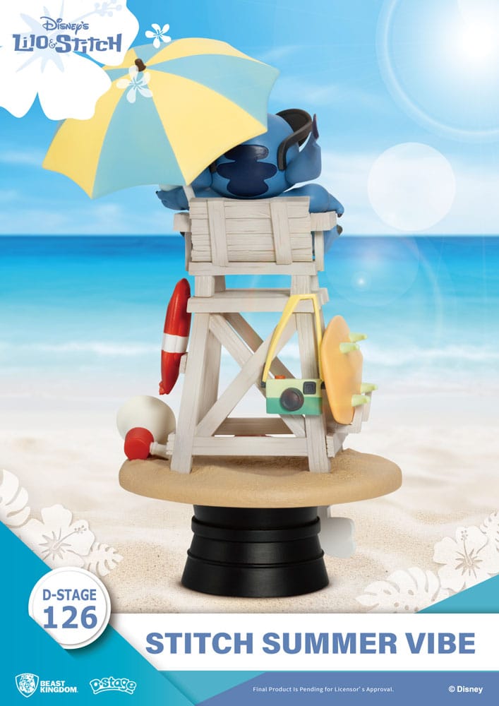Beast Kingdom Toys Disney D-Stage PVC Diorama Stitch Summer Vibe 16 cm | Makochan