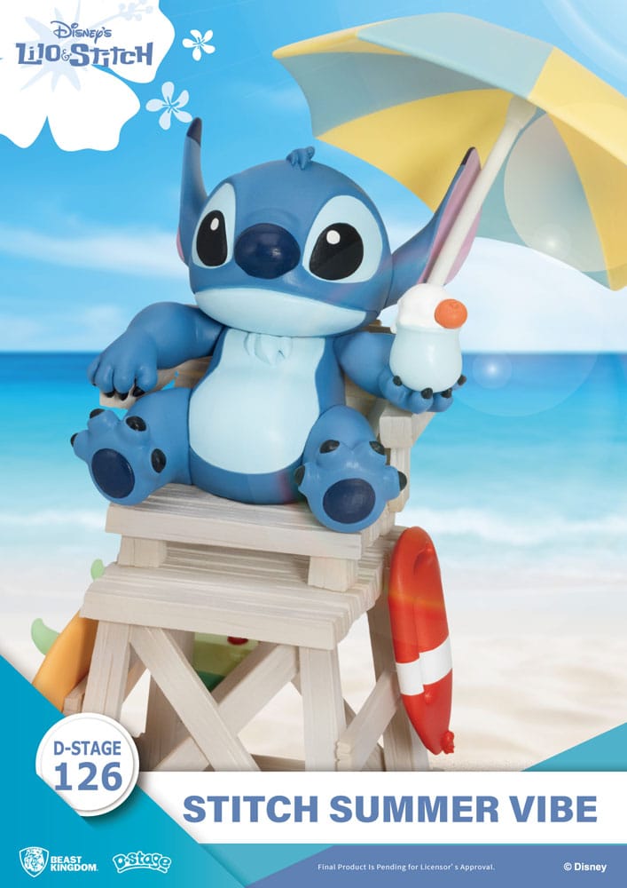 Beast Kingdom Toys Disney D-Stage PVC Diorama Stitch Summer Vibe 16 cm | Makochan