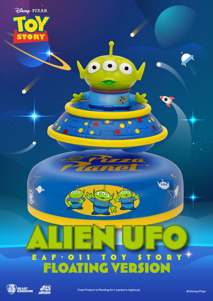 Beast Kingdom Toys Toy Story Egg Attack Floating Model Alien UFO 6 cm | Makochan