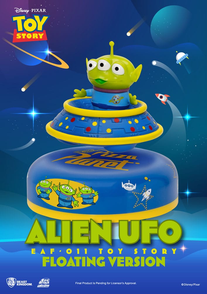 Beast Kingdom Toys Toy Story Egg Attack Floating Model Alien UFO 6 cm | Makochan
