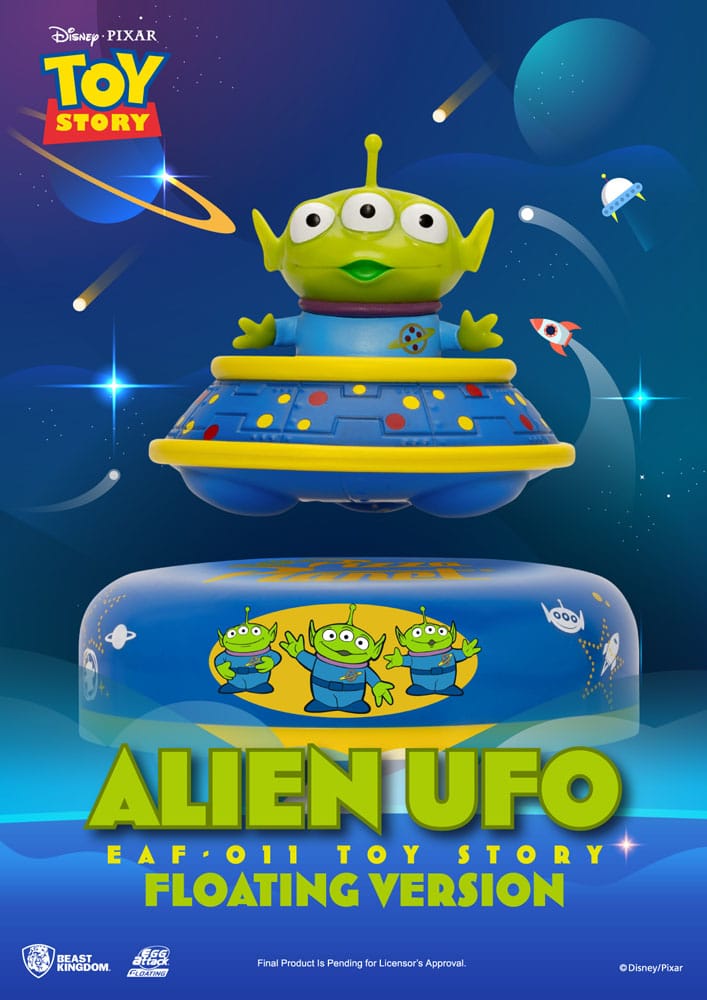 Beast Kingdom Toys Toy Story Egg Attack Floating Model Alien UFO 6 cm | Makochan