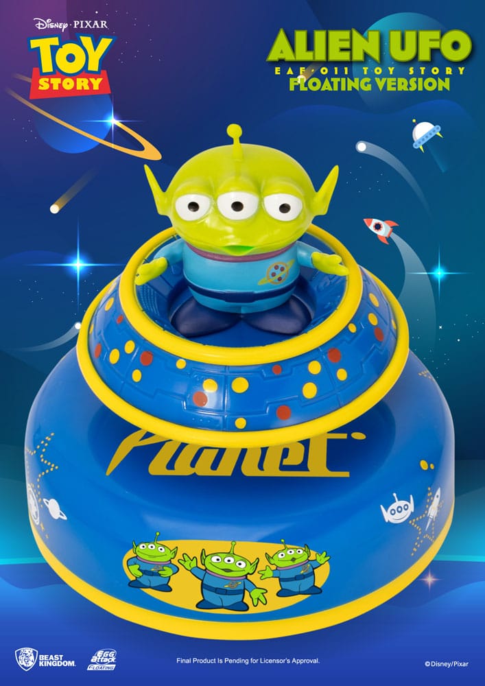 Beast Kingdom Toys Toy Story Egg Attack Floating Model Alien UFO 6 cm | Makochan