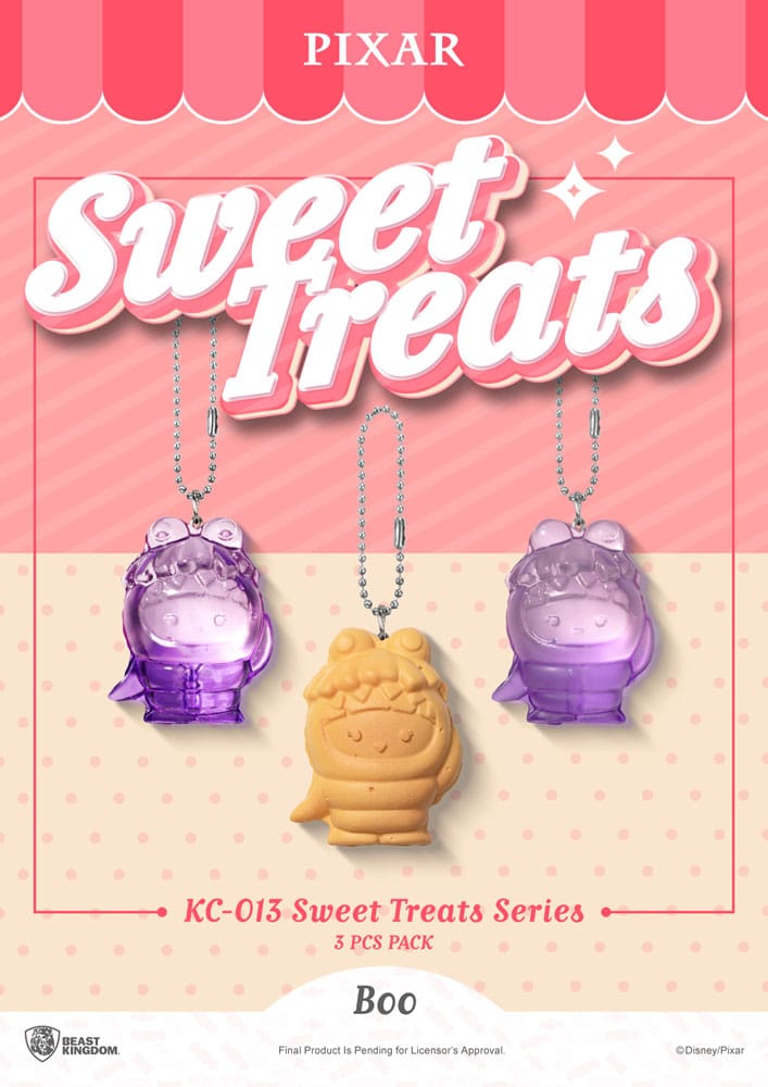 Beast Kingdom Toys Pixar Sweet Treats Series Keychains 3-Pack 4 cm | Makochan