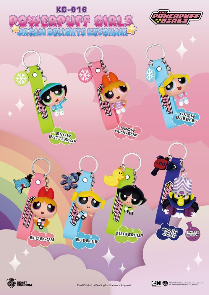Beast Kingdom Toys The Powerpuff Girls Keychains Blind Box Dream Delights 5 cm Sortiment (6) | Makochan
