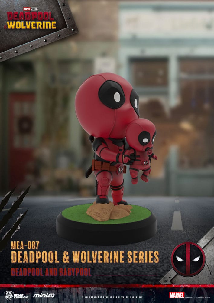 Beast Kingdom Toys Deadpool 3 Deadpool & Wolverine Series Mini Egg Attack Figures 8 cm | Makochan
