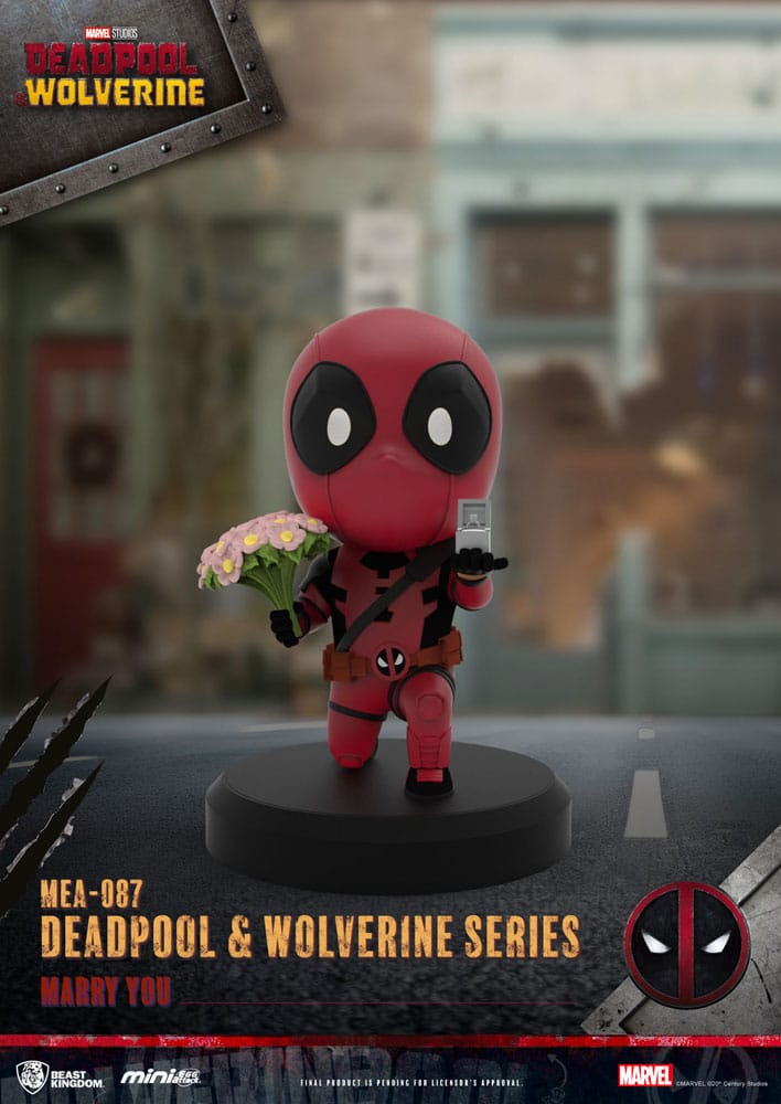 Beast Kingdom Toys Deadpool 3 Deadpool & Wolverine Series Mini Egg Attack Figures 8 cm | Makochan