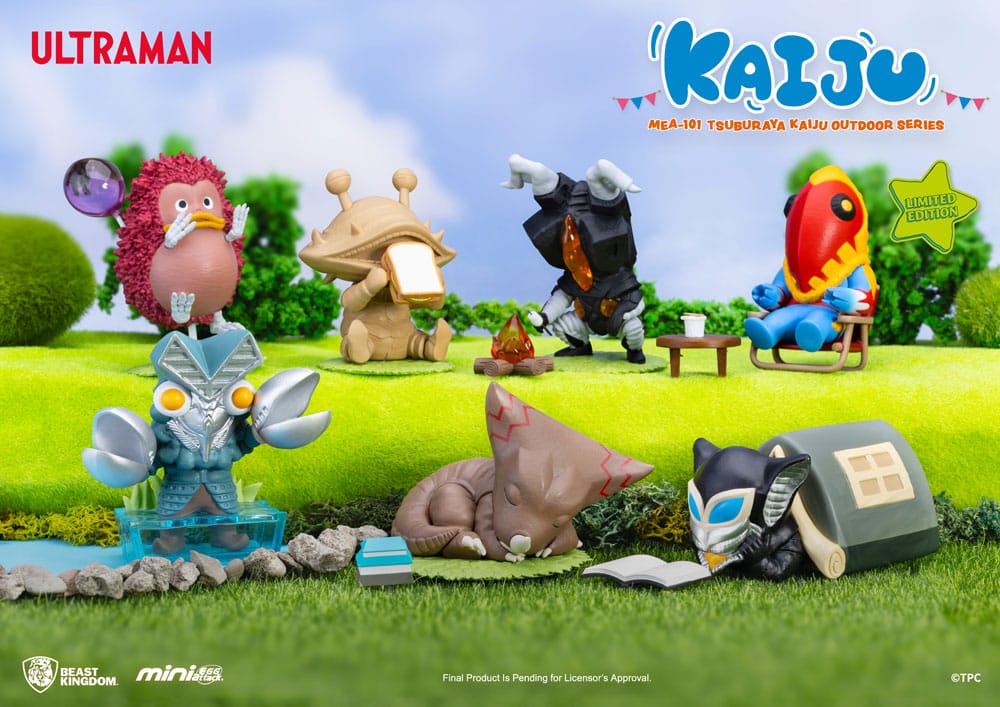 Beast Kingdom Toys Ultraman Mini Egg Attack Outdoor Series figures Tsuburaya Kaiju Blind Box (6) 7 cm | Makochan