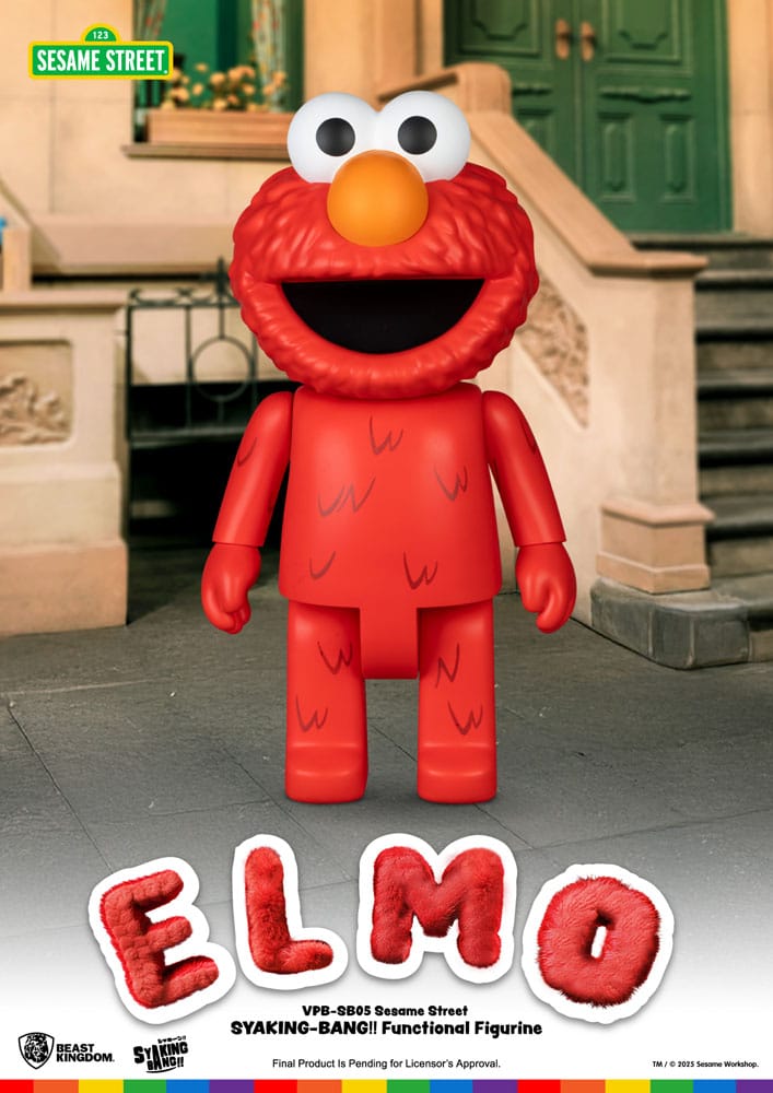 Beast Kingdom Toys Sesame Street Syaking Bang Vinyl Piggy Bank Elmo 47 cm - Damaged packaging | Makochan