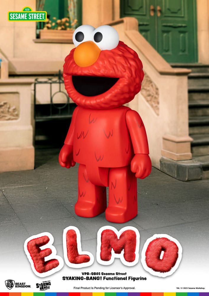 Beast Kingdom Toys Sesame Street Syaking Bang Vinyl Piggy Bank Elmo 47 cm - Damaged packaging | Makochan