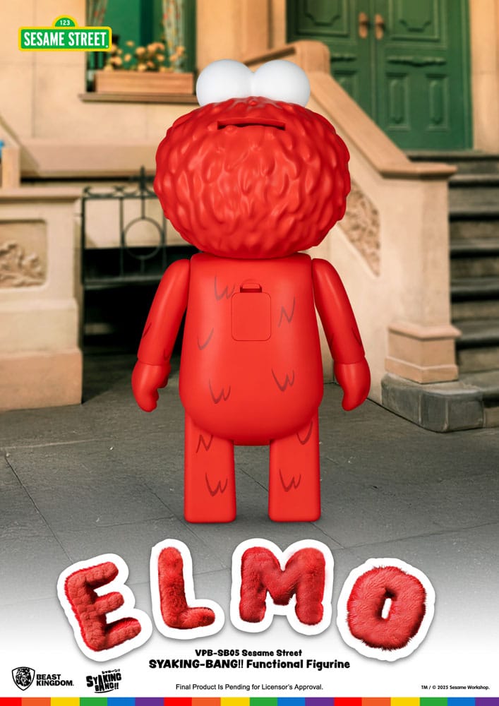 Beast Kingdom Toys Sesame Street Syaking Bang Vinyl Piggy Bank Elmo 47 cm - Damaged packaging | Makochan