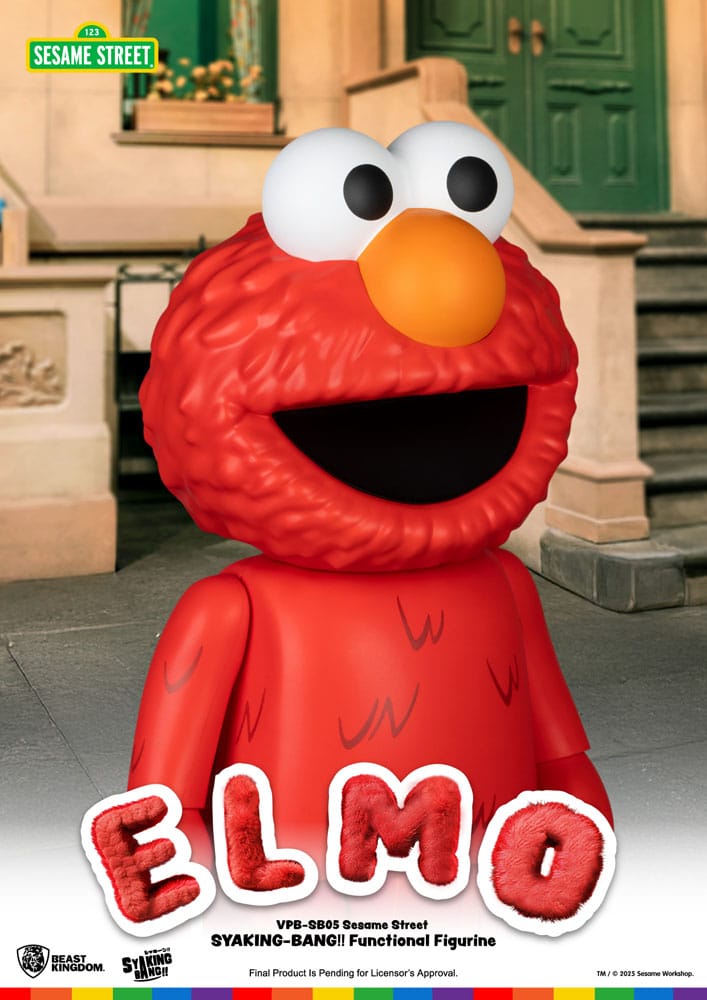 Beast Kingdom Toys Sesame Street Syaking Bang Vinyl Piggy Bank Elmo 47 cm - Damaged packaging | Makochan