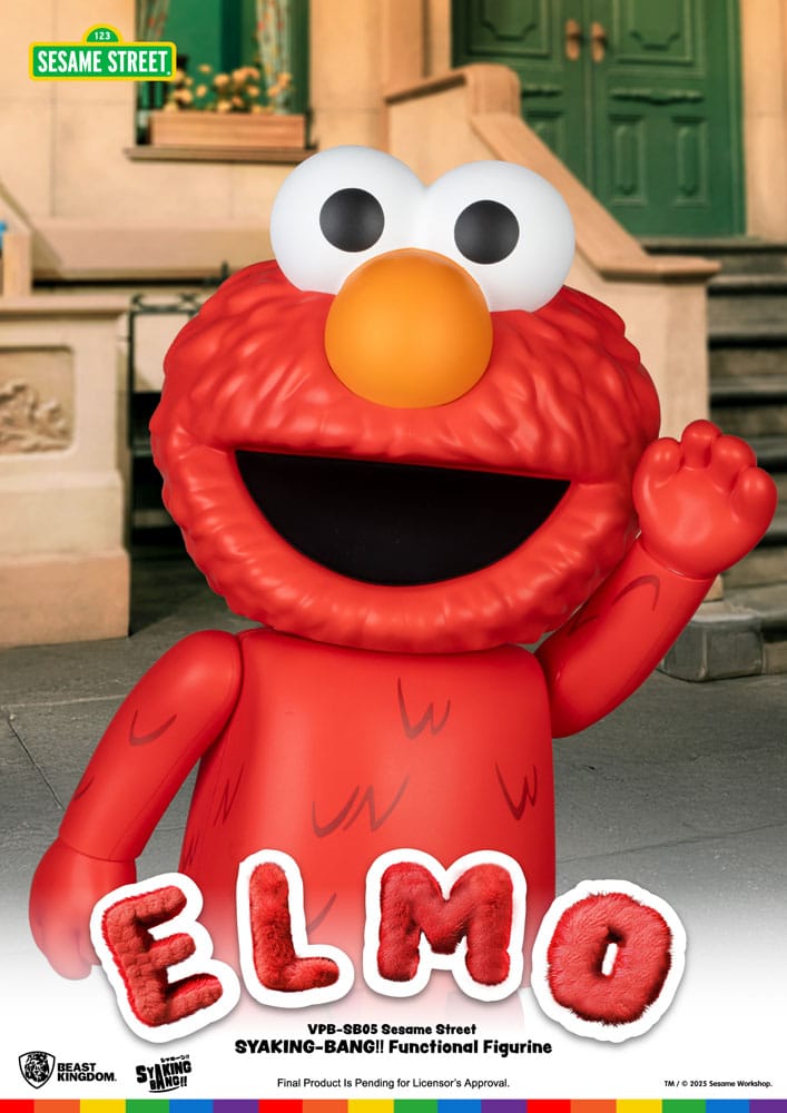 Beast Kingdom Toys Sesame Street Syaking Bang Vinyl Piggy Bank Elmo 47 cm - Damaged packaging | Makochan