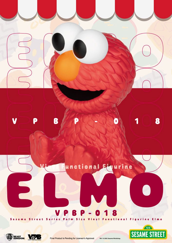 Beast Kingdom Toys Sesame Street Piggy Vinyl Bank Elmo 12 cm | Makochan