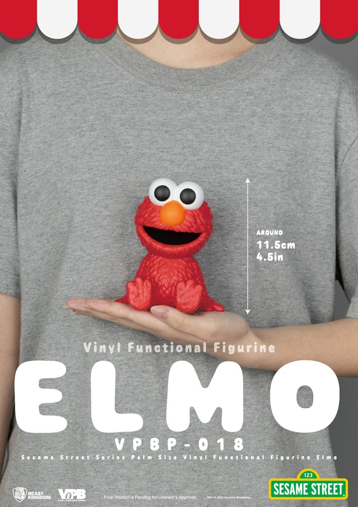 Beast Kingdom Toys Sesame Street Piggy Vinyl Bank Elmo 12 cm | Makochan