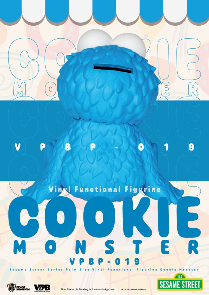 Beast Kingdom Toys Sesame Street Piggy Vinyl Bank Cookie Monster 12 cm | Makochan