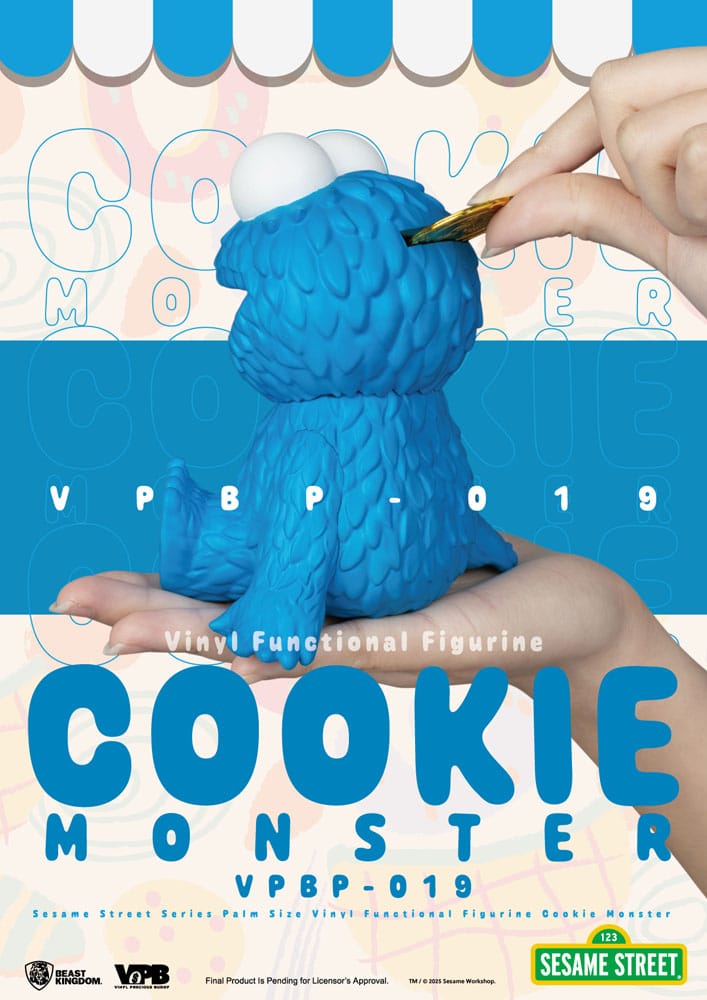 Beast Kingdom Toys Sesame Street Piggy Vinyl Bank Cookie Monster 12 cm | Makochan