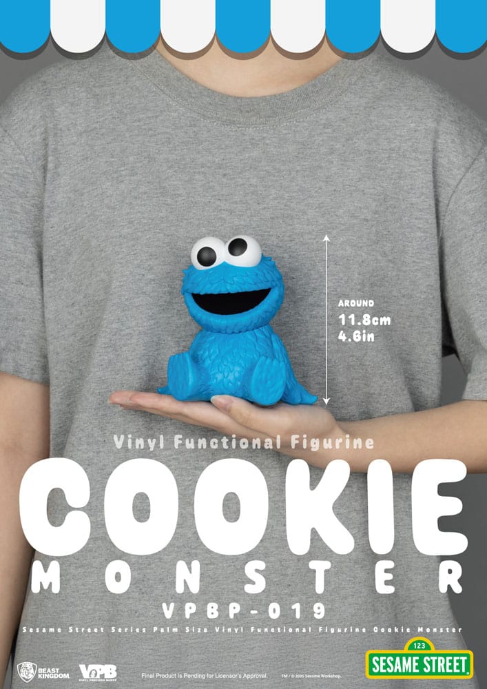 Beast Kingdom Toys Sesame Street Piggy Vinyl Bank Cookie Monster 12 cm | Makochan