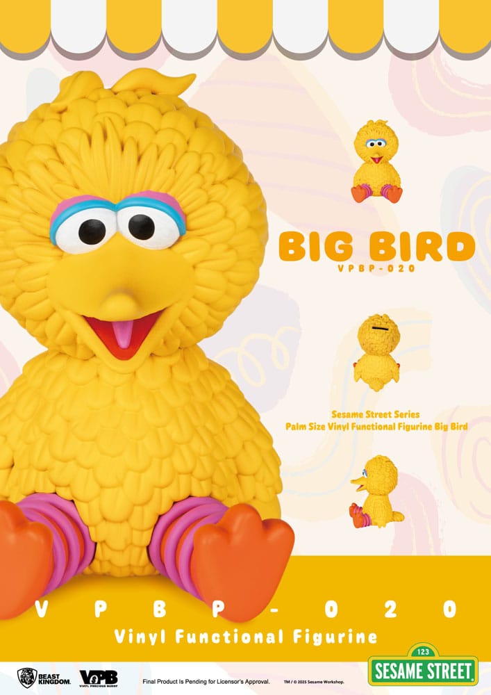 Beast Kingdom Toys Sesame Street Piggy Vinyl Bank Big Bird 12 cm | Makochan