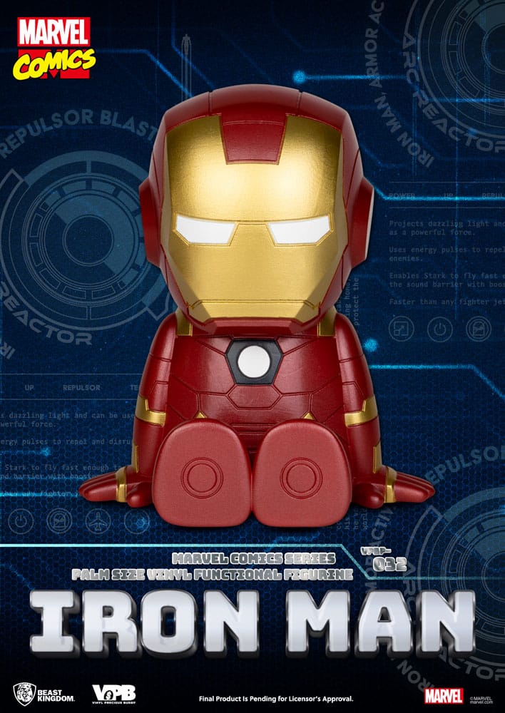 Beast Kingdom Toys Classic Marvel Comics Piggy Vinyl Bank Iron-man 12 cm | Makochan