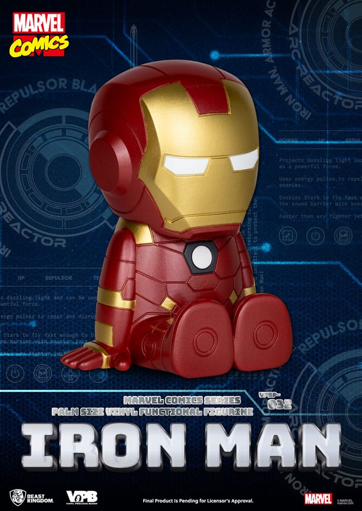Beast Kingdom Toys Classic Marvel Comics Piggy Vinyl Bank Iron-man 12 cm | Makochan