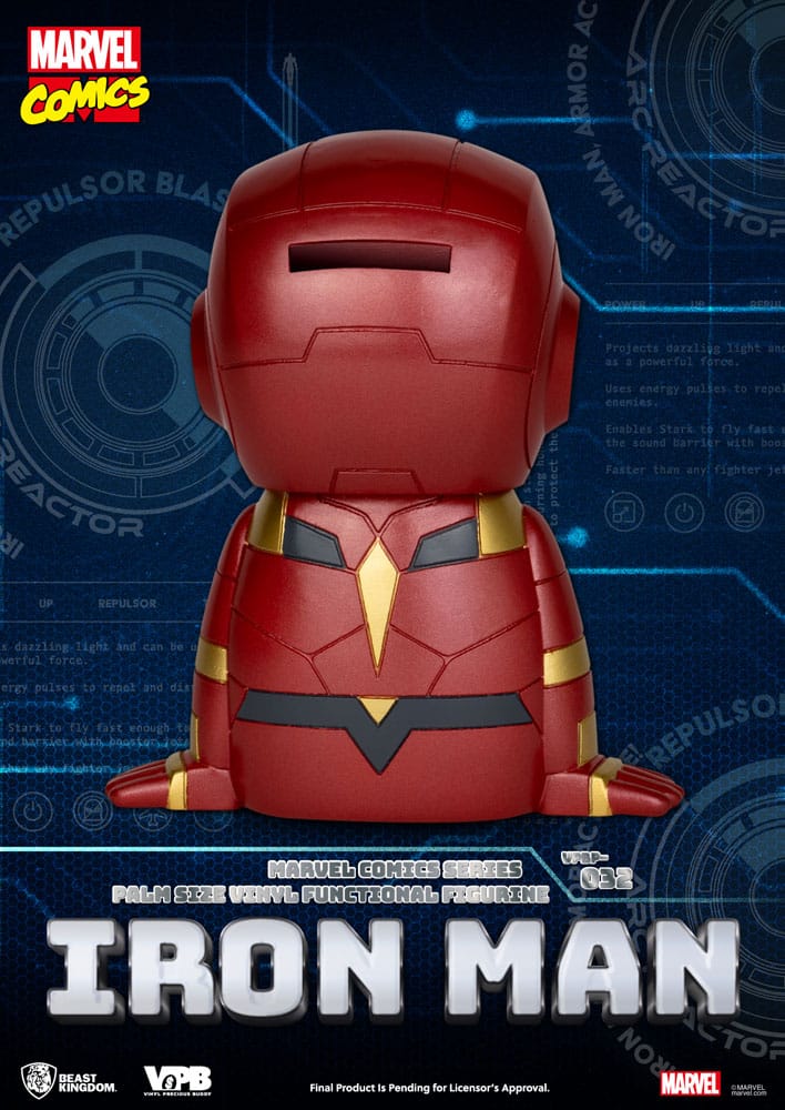 Beast Kingdom Toys Classic Marvel Comics Piggy Vinyl Bank Iron-man 12 cm | Makochan