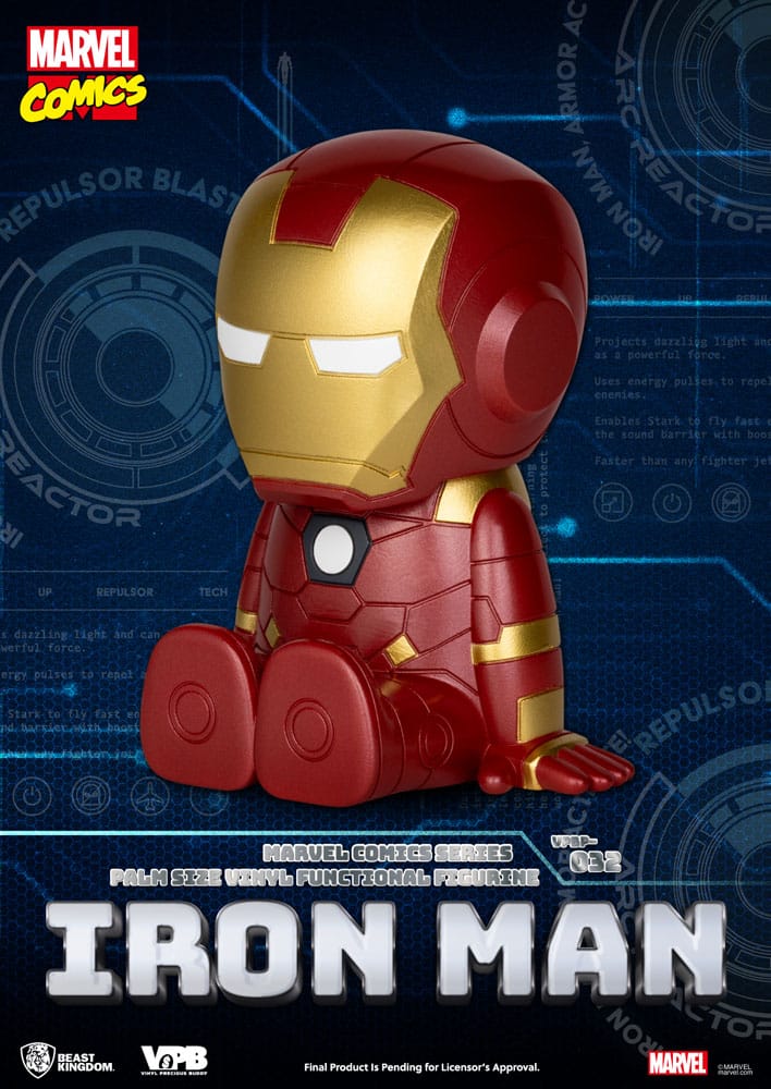 Beast Kingdom Toys Classic Marvel Comics Piggy Vinyl Bank Iron-man 12 cm | Makochan