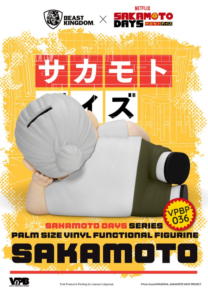 Beast Kingdom Toys Sakamoto Days Piggy Vinyl Bank Taro Sakamoto 14 cm | Makochan