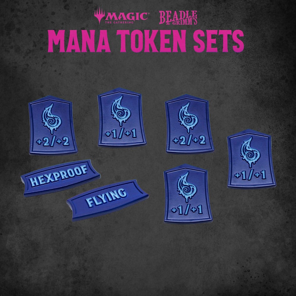Beadle & Grimm´s Magic the Gathering Dice and Token Pack Blue Mana | Makochan