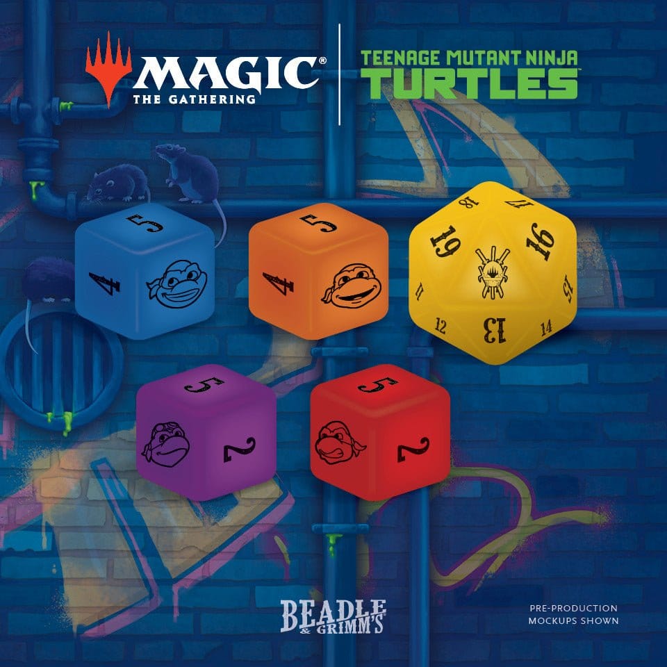 Beadle & Grimm´s Magic the Gathering Dice and Token Pack Teenage Mutant Ninja Turtles *English* | Makochan